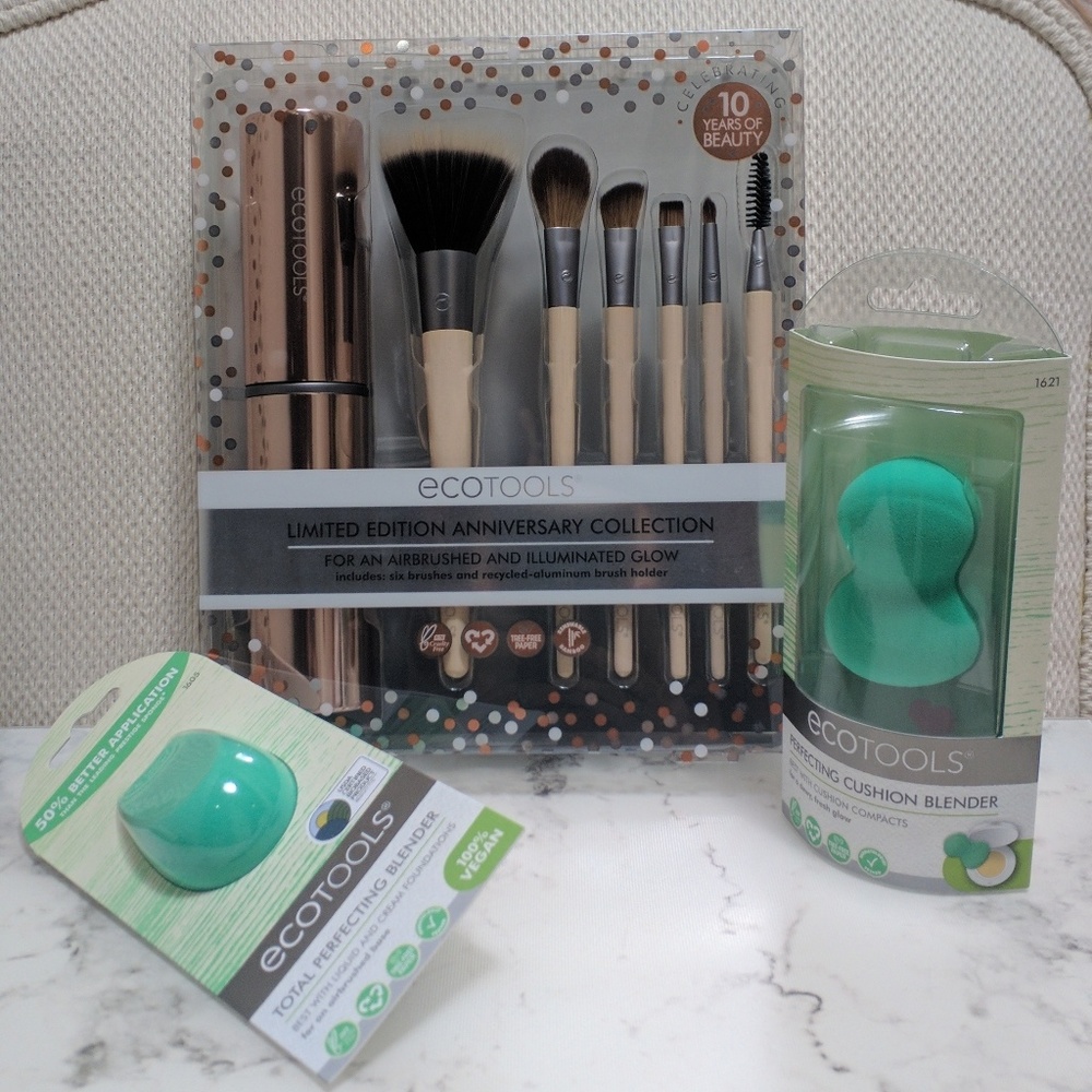 ECO TOOLS Brush and Sponge Set